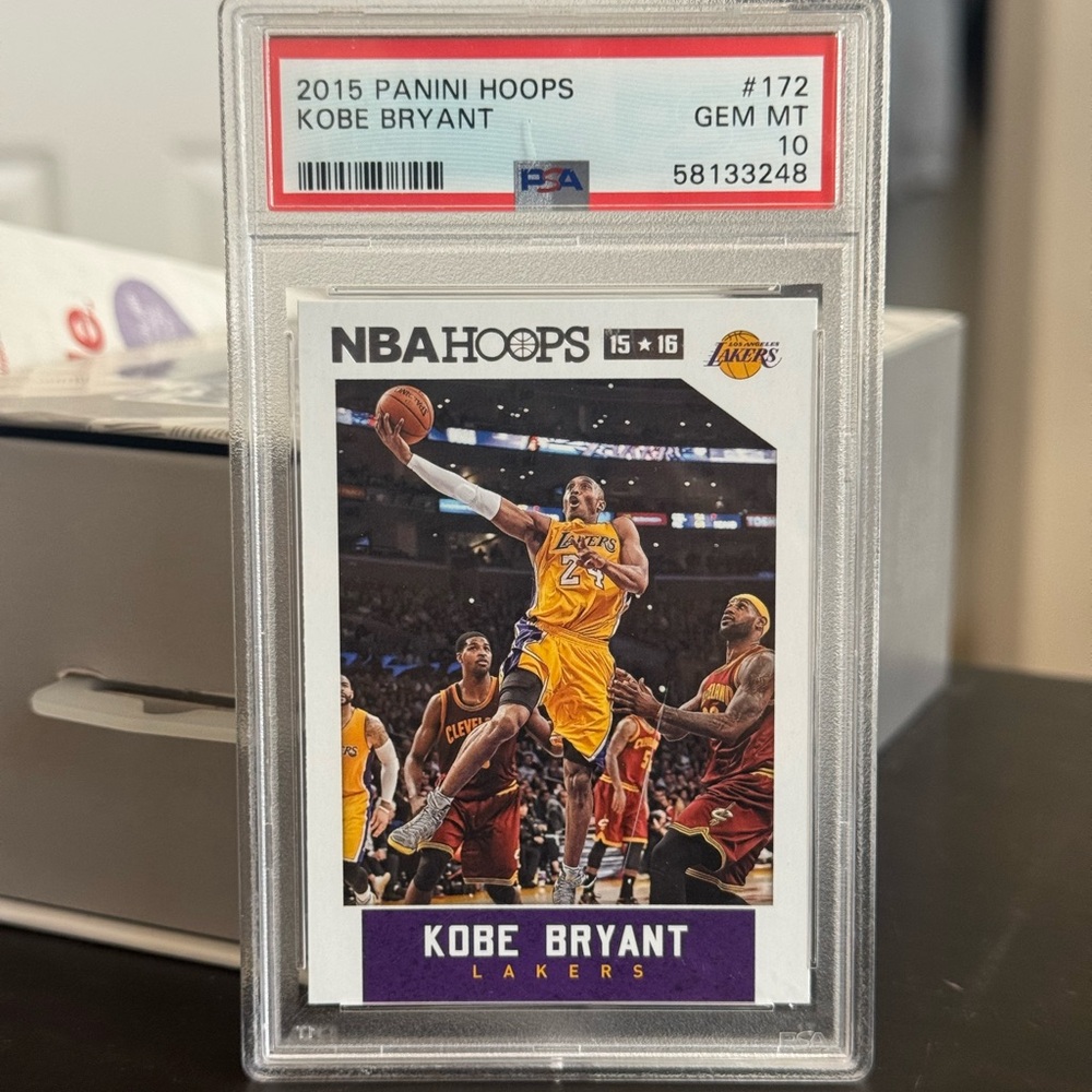 2015 Panini Hoops Kobe Bryant Psa 10